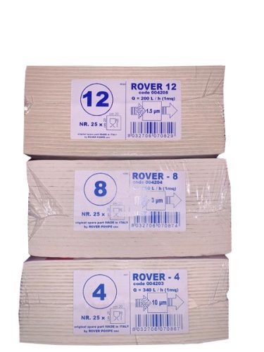Rover szűrőlap csomag (4, 8, 12)  75 db